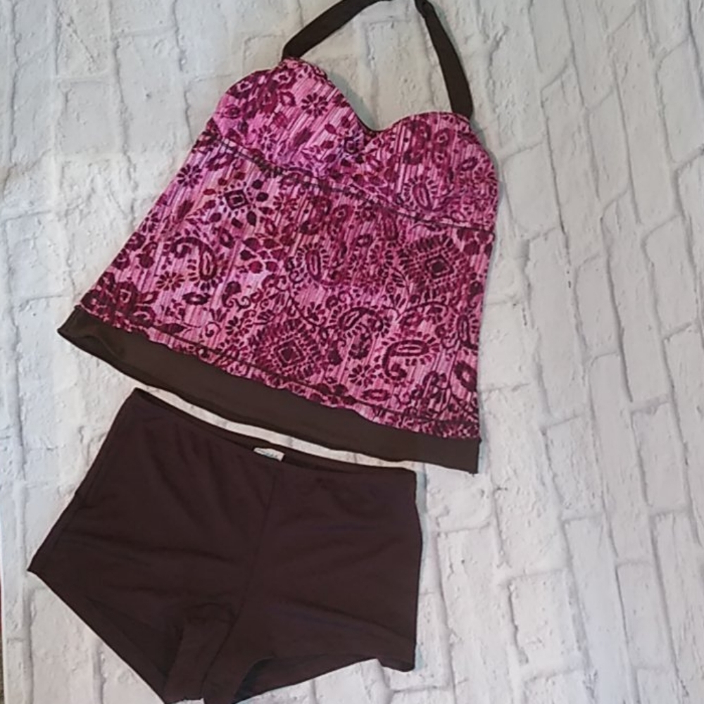 Tankini + Boy Shorts Bathing Suit